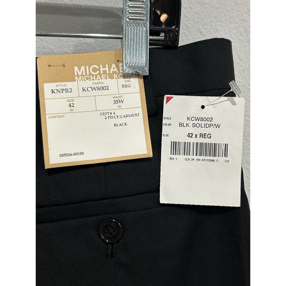 Michael Kors NWT Mens Black Dress Pants SZ 35W - Picture 5 of 9